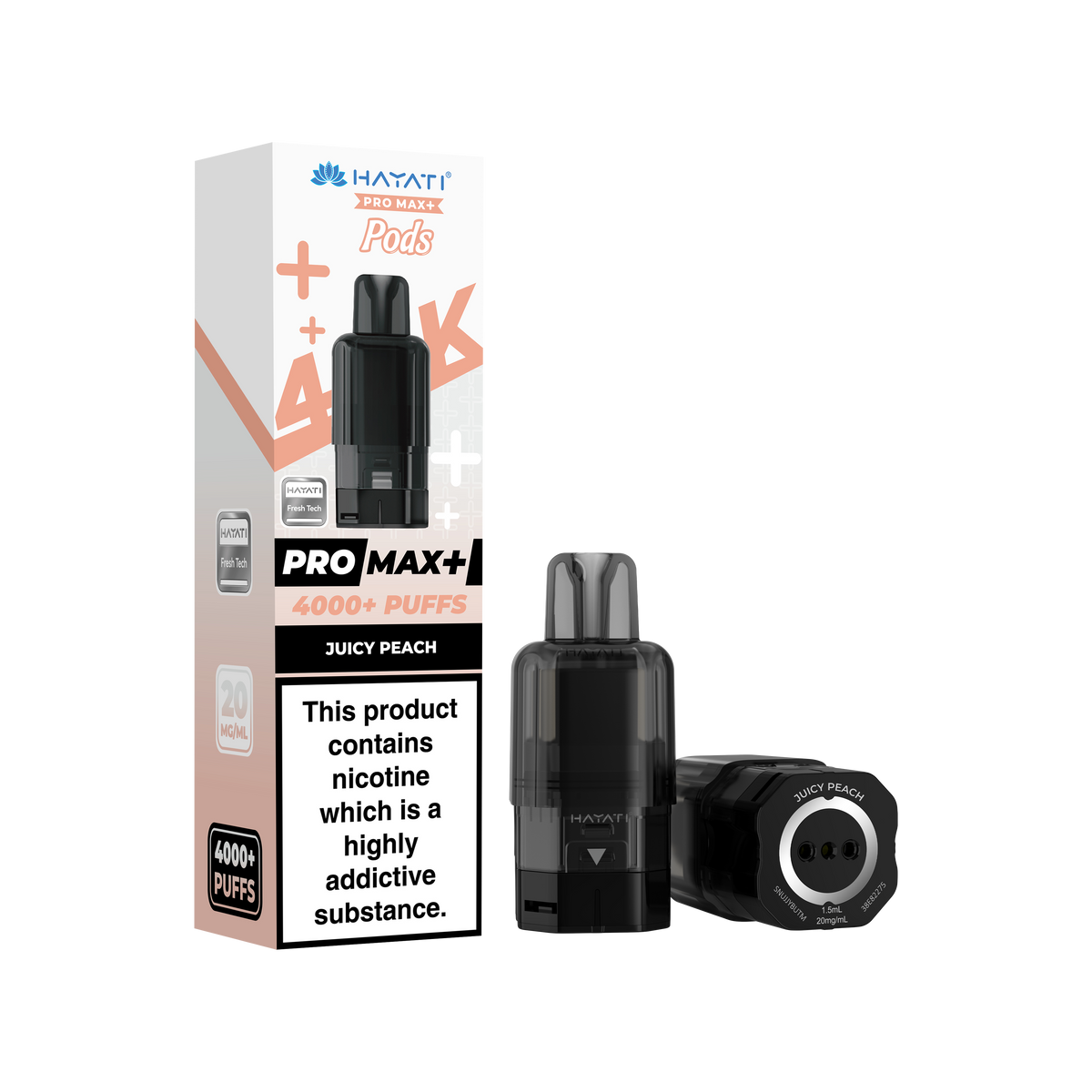 Hayati Pro Max+ 4K Prefilled Pods - 20mg