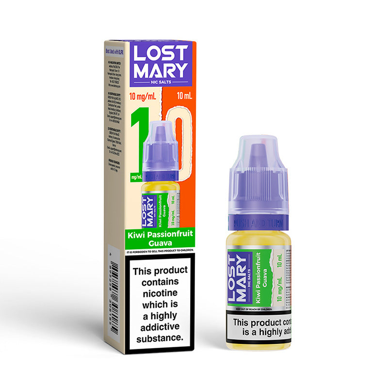 LOST MARY Nic Salts 10mg E-Liquid 10ml