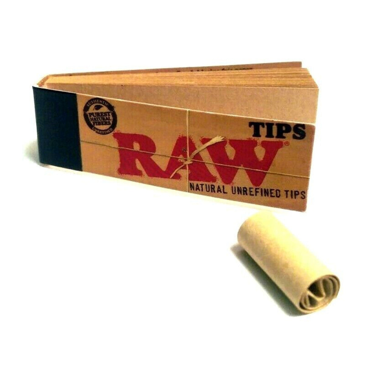 Raw Original Natural Unrefined Filter Tips - 50 Booklets