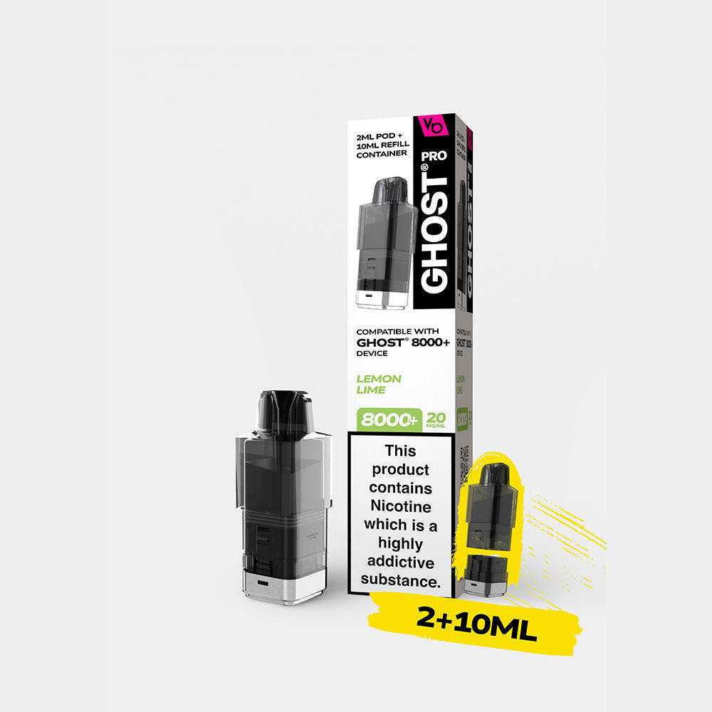 Vapes Bars Ghost Pro 8000 Plus Prefilled Pods