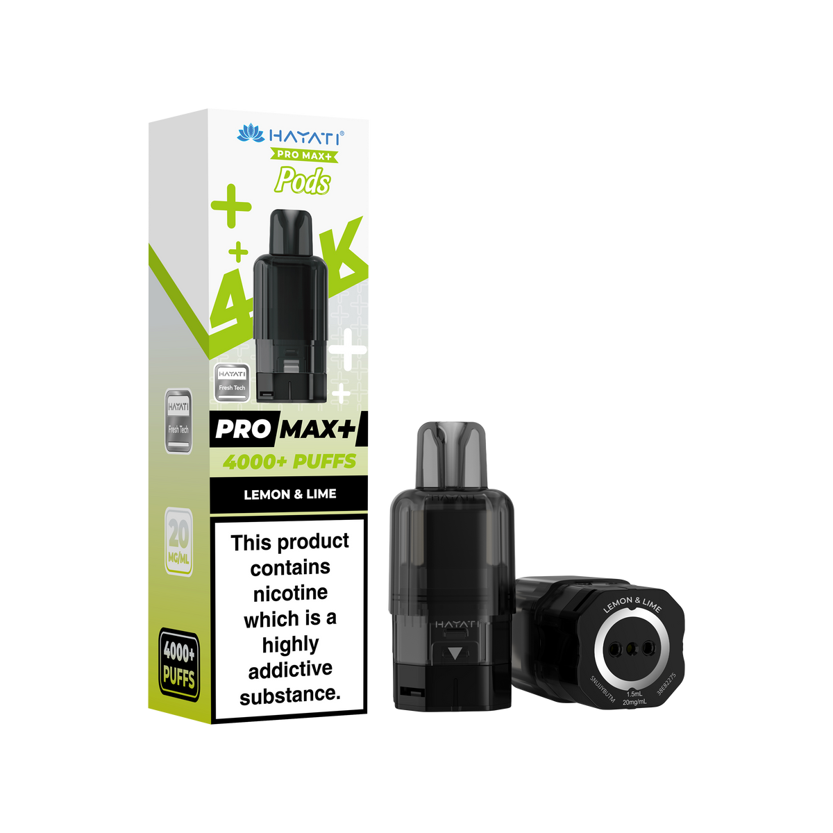 Hayati Pro Max+ 4K Prefilled Pods - 20mg