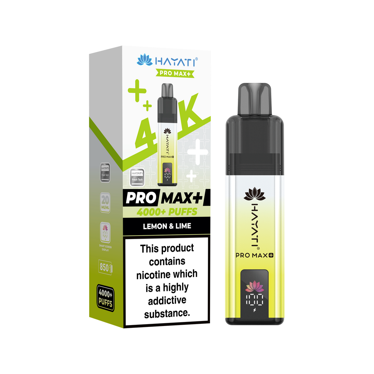 Hayati Pro Max+ 4K Prefilled Pod Kit - 20mg