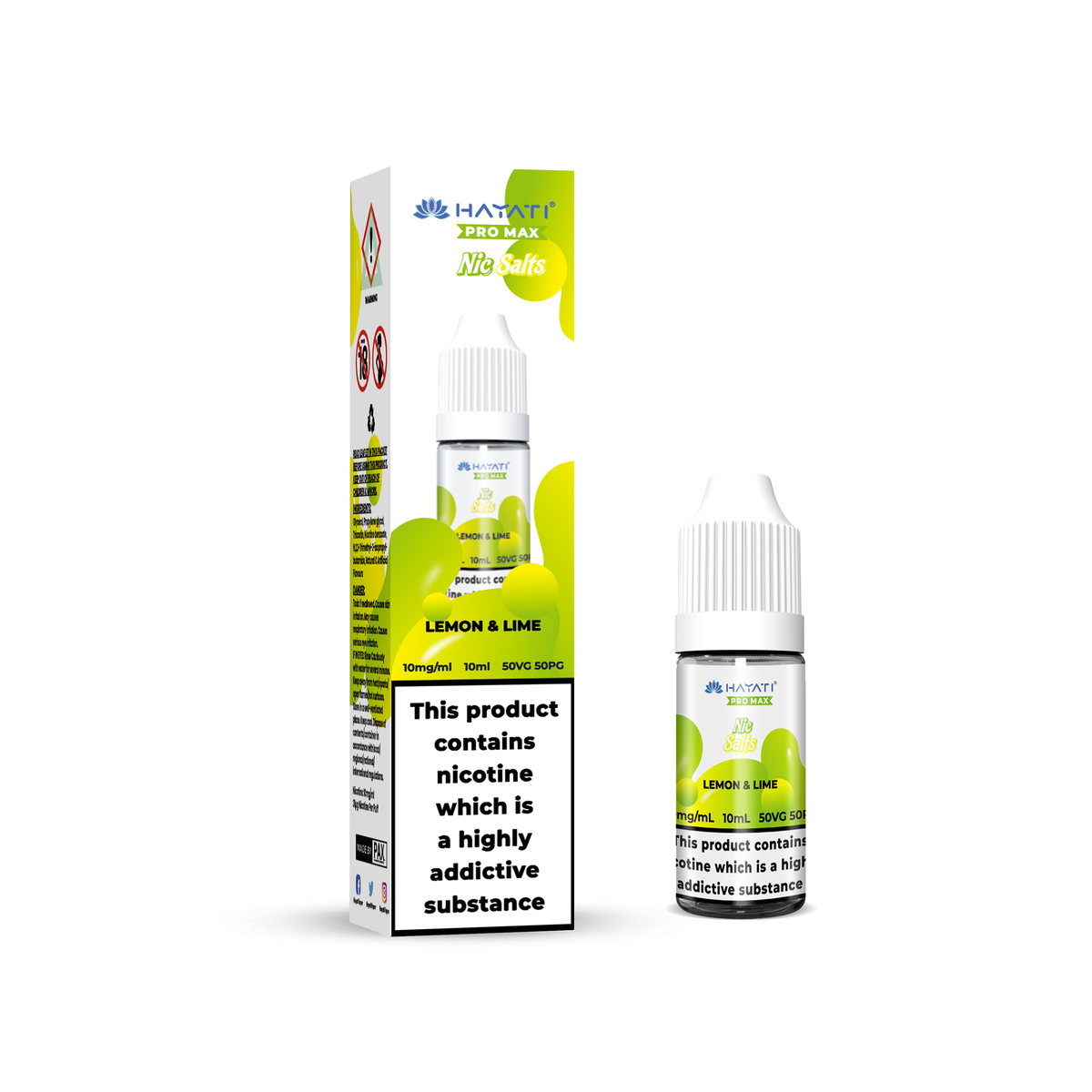 Hayati Pro Max Nic Salts E-Liquids 10mg