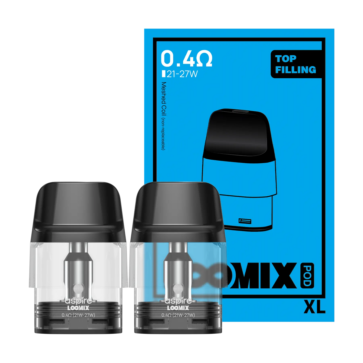 Aspire Loomix Replacement Pods 2 Pack XL