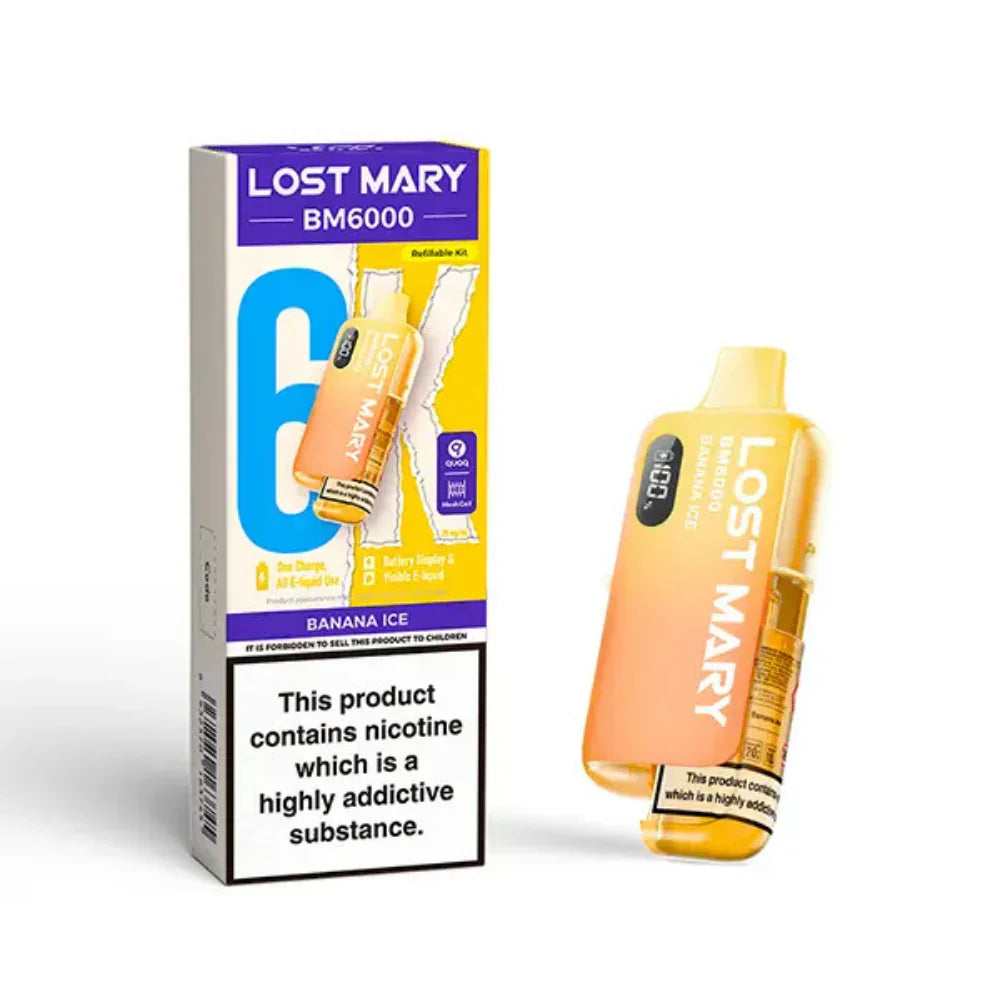 Lost Mary BM6000 Banana ice Prefilled Pod Kit