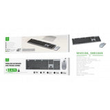 Woox MX0166 2.4G Wireless Keyboard & Mouse Combo, 800-1200-1600DPI, 1*AA battery (not Incl) English, Grey [SINGLE]