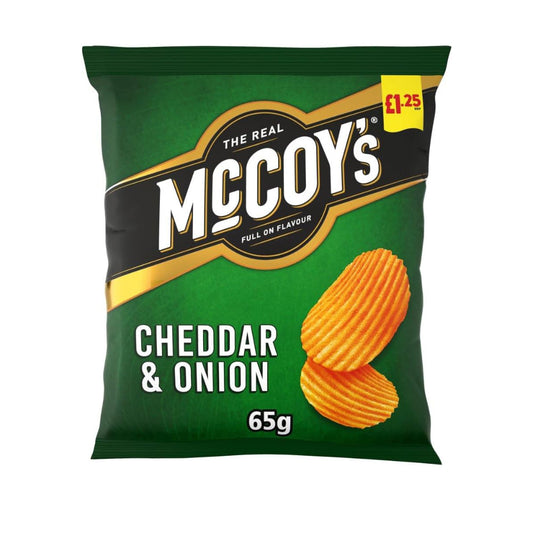 Mccoys Cheddar & Onion [20x65g]