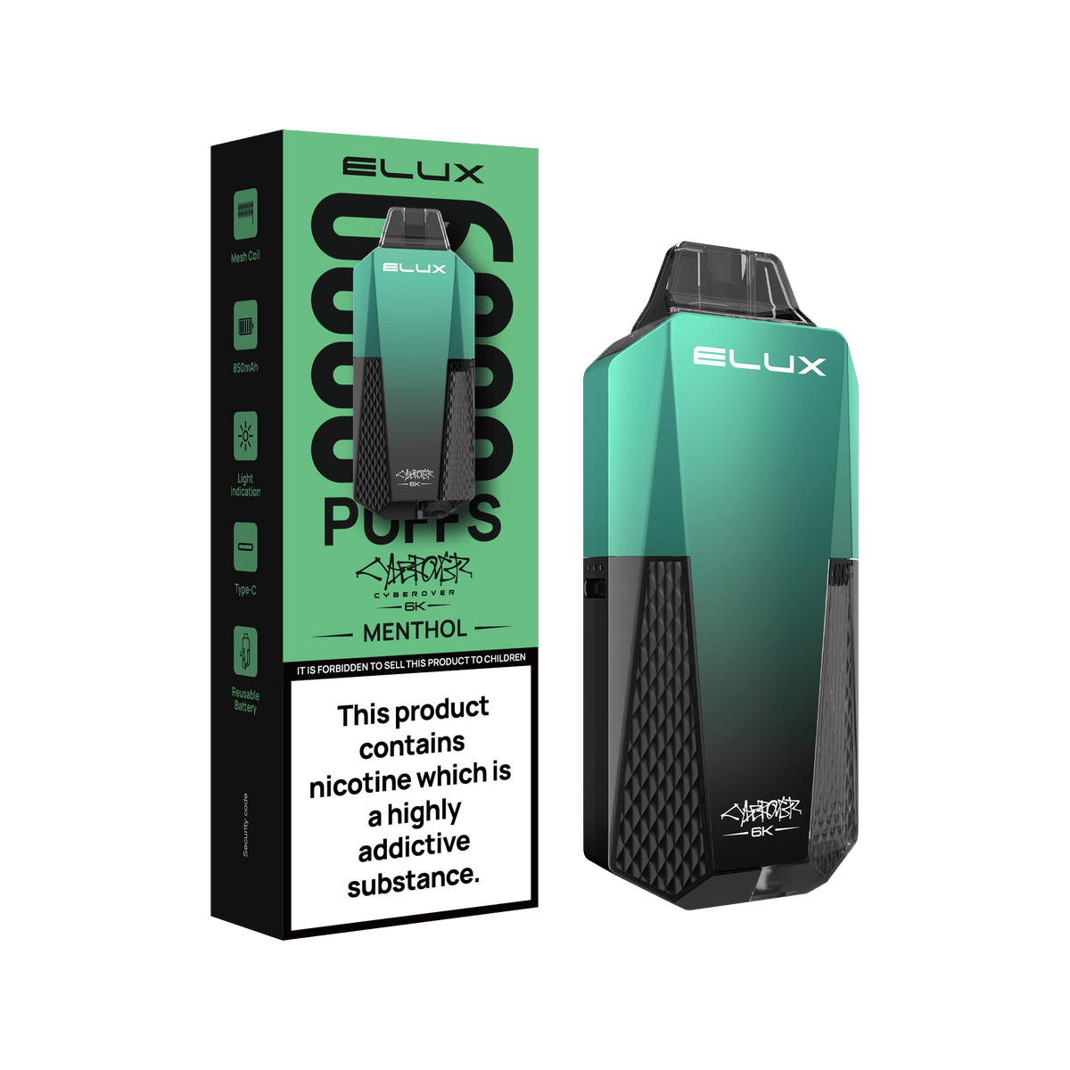 ELUX Cyberover 6K Prefilled Pod Kit