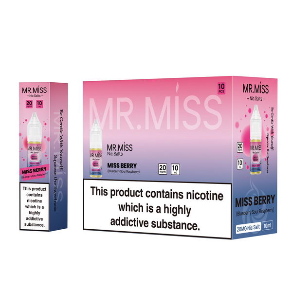 Mr.Miss Nic Salt E-Liquids 10ML 20MG