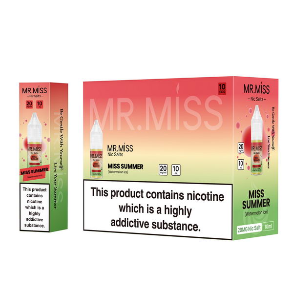 Mr.Miss Nic Salt E-Liquids 10ML 20MG