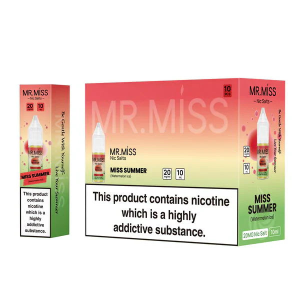 Mr.Miss Nic Salt E-Liquid 10ML 10MG