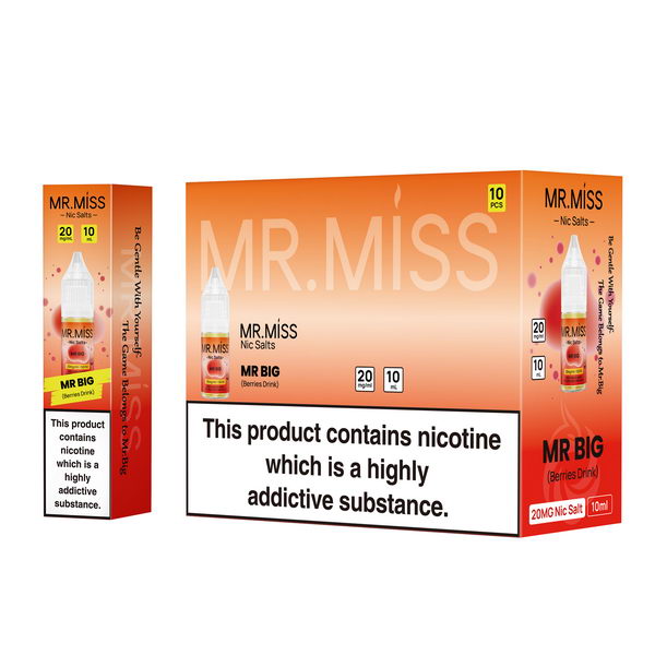 Mr.Miss Nic Salt E-Liquids 10ML 20MG