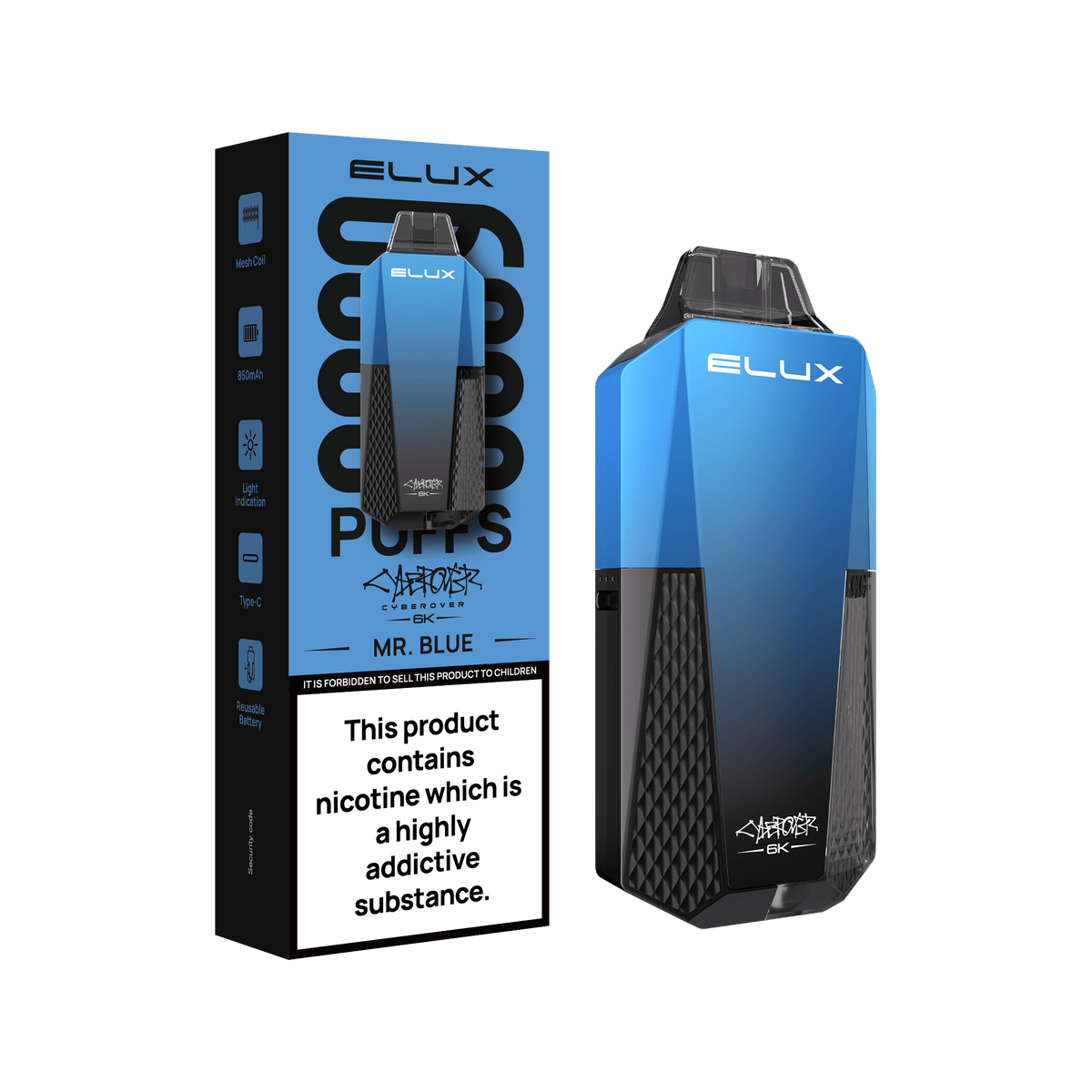 ELUX Cyberover 6K Prefilled Pod Kit