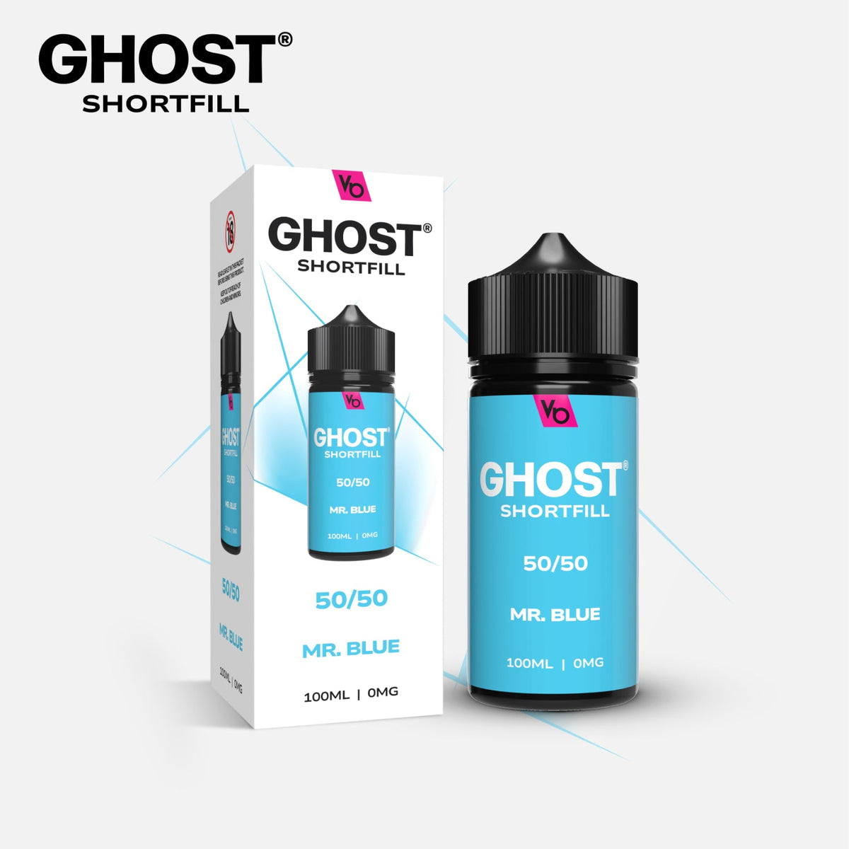 Vapes Bars Ghost Nic Salt 100ml Shortfill