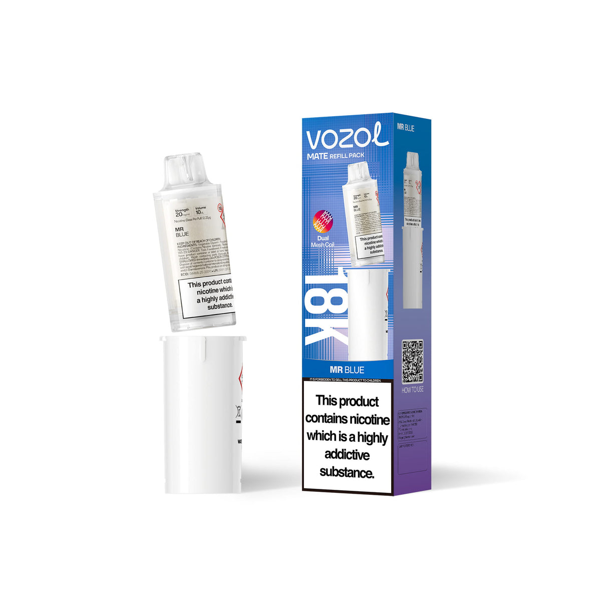VOZOL MATE 18K Prefilled Pods