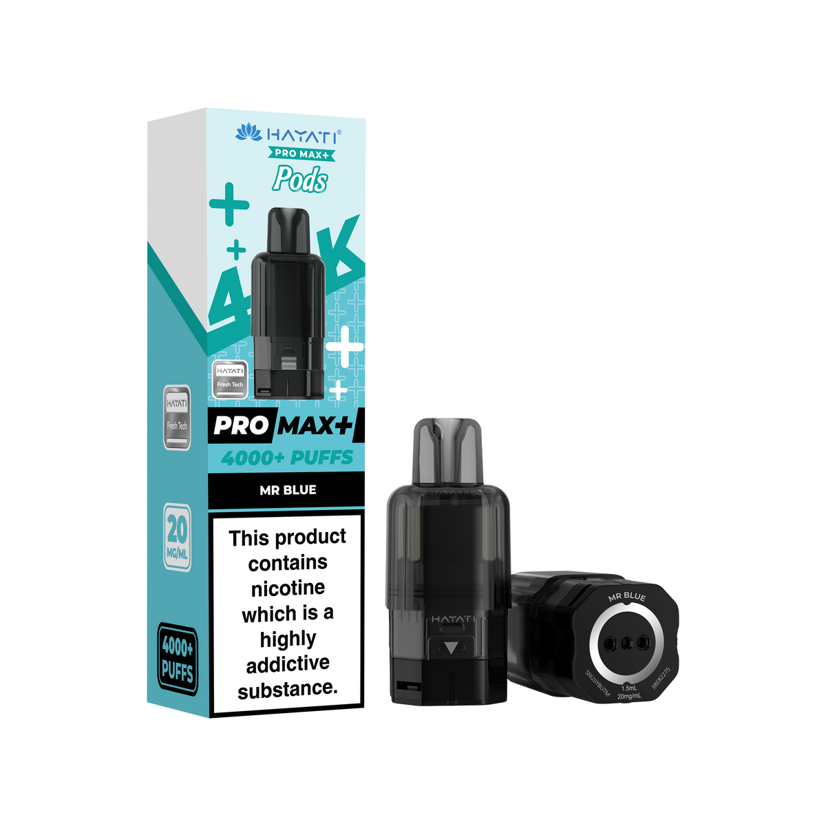Hayati Pro Max+ 4K Prefilled Pods - 20mg