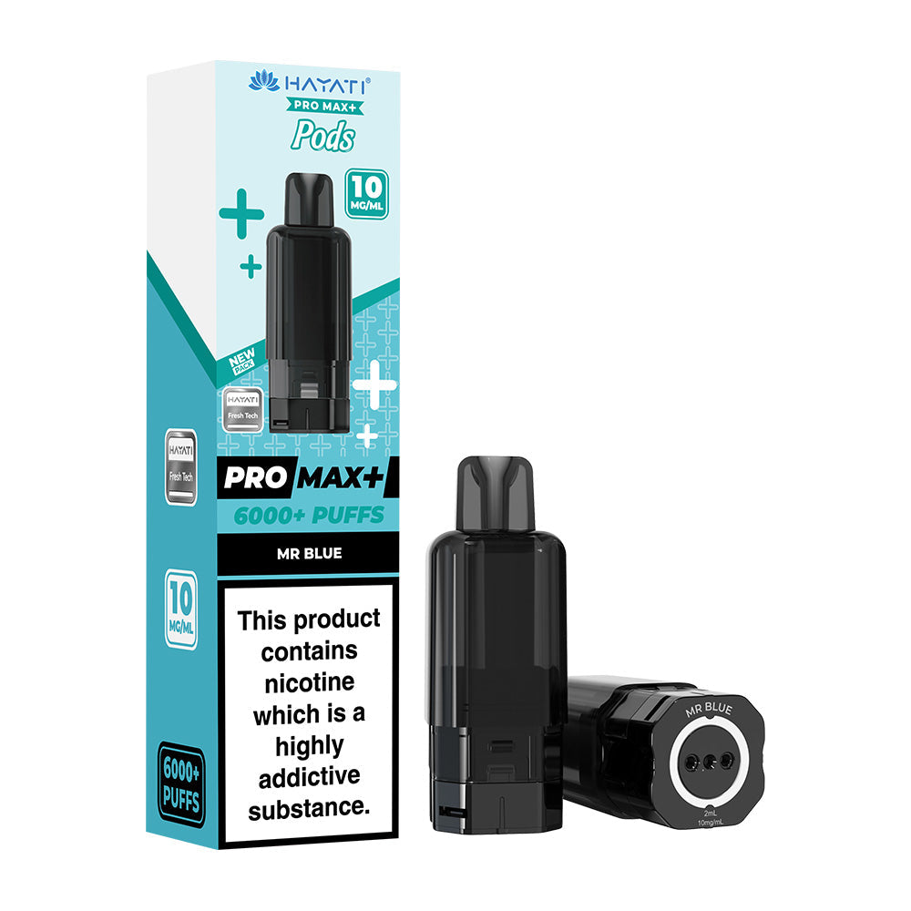 Hayati Pro Max 6K+ 10MG Pods