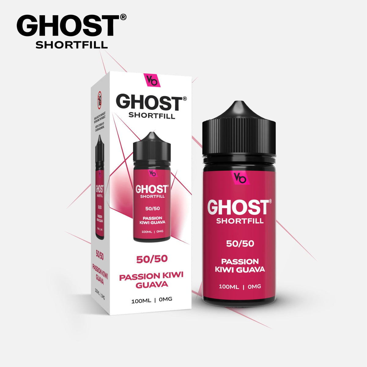 Vapes Bars Ghost Nic Salt 100ml Shortfill