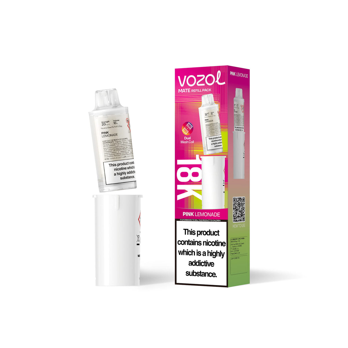 VOZOL MATE 18K Prefilled Pods