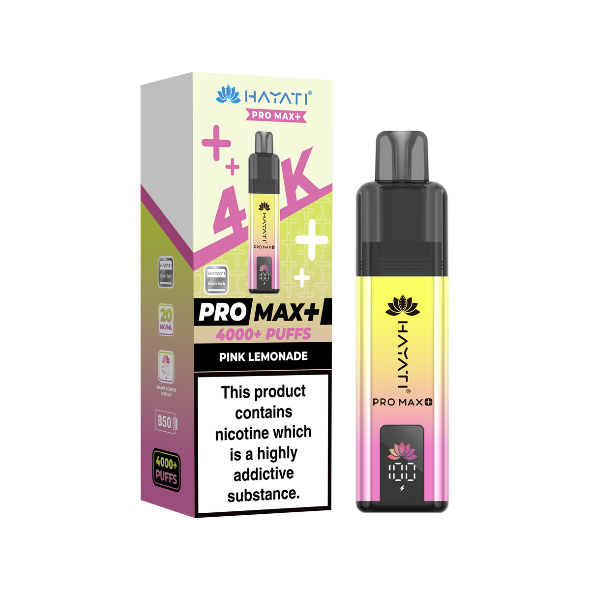 Hayati Pro Max+ 4K Prefilled Pod Kit - 20mg