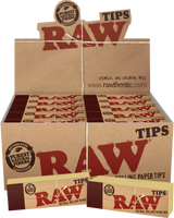 Raw Original Natural Unrefined Filter Tips - 50 Booklets