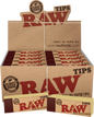 Raw Original Natural Unrefined Filter Tips - 50 Booklets