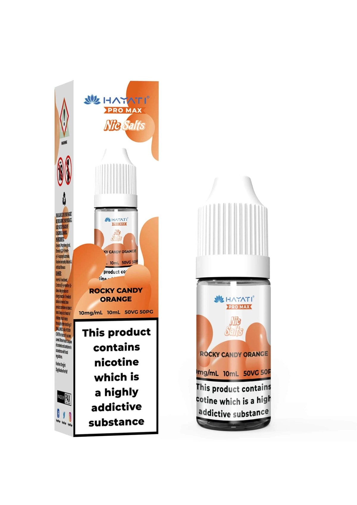 Hayati Pro Max Nic Salts E-Liquids 10mg