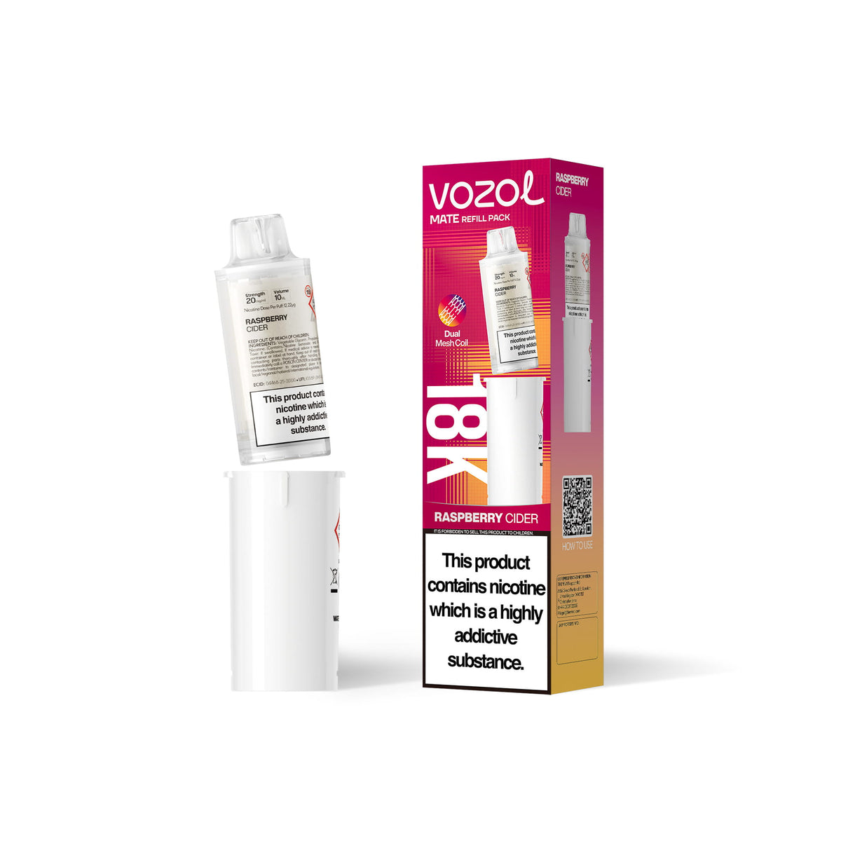 VOZOL MATE 18K Prefilled Pods