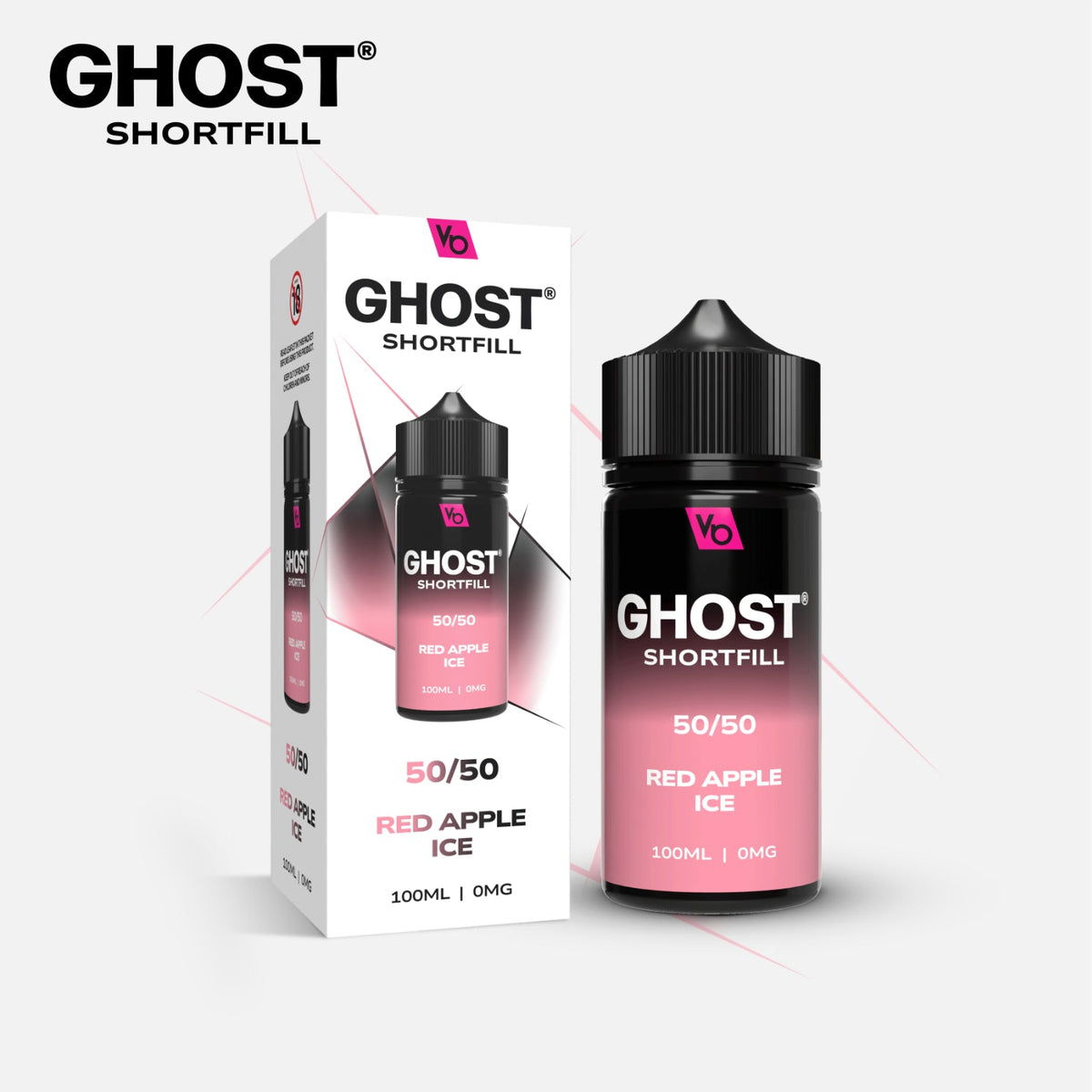 Vapes Bars Ghost Nic Salt 100ml Shortfill