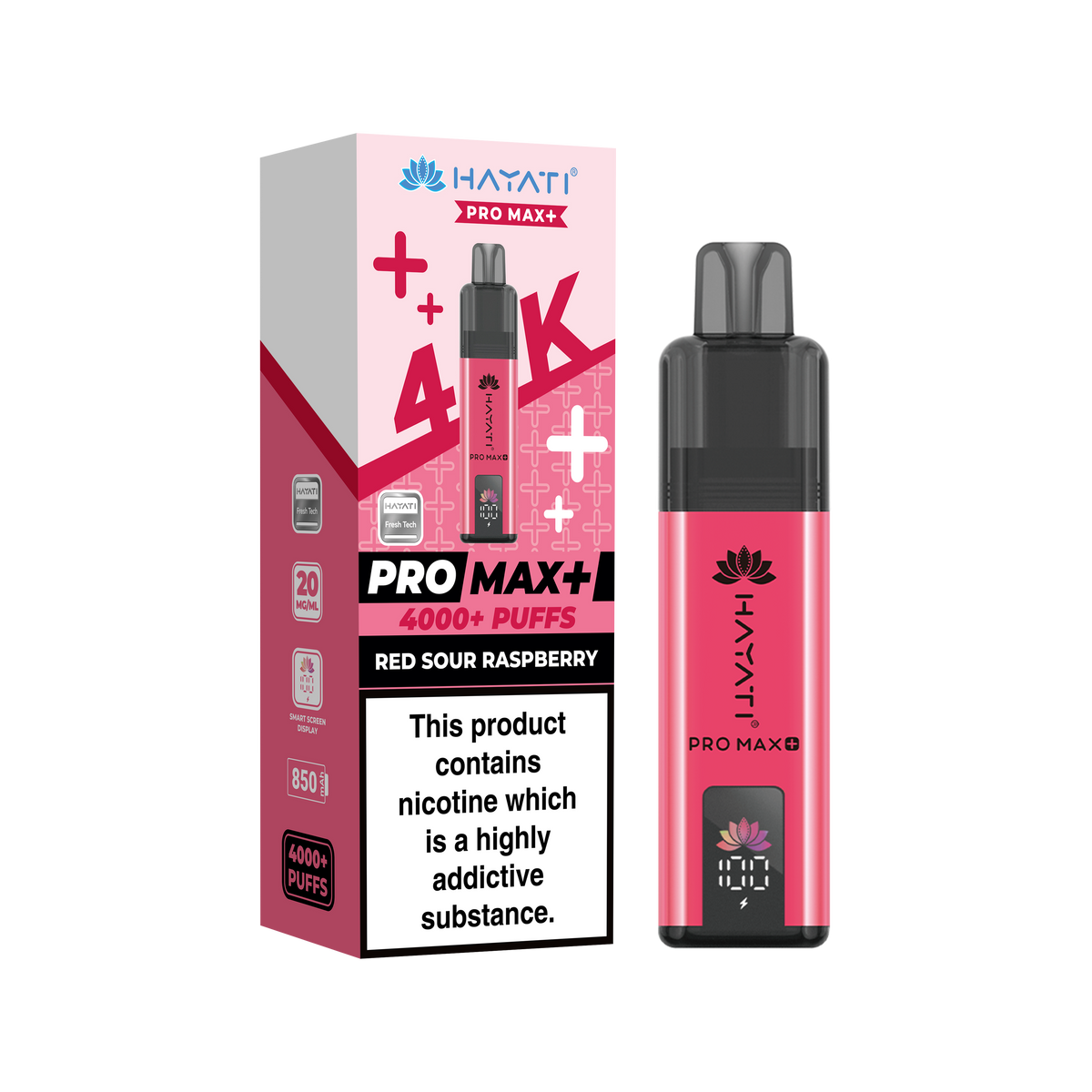 Hayati Pro Max+ 4K Prefilled Pod Kit - 20mg