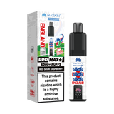 Hayati Pro Max+ 6K World Cup Edition - England Vape Kit 20mg