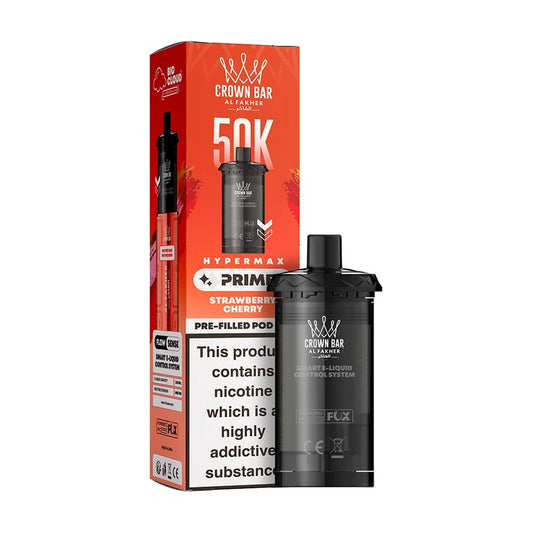 Al Fakher 50K Strawberry Cherry Hypermax Prime Prefilled Pod