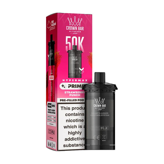 Al Fakher 50K Strawberry Punch Hypermax Prime Prefilled Pod