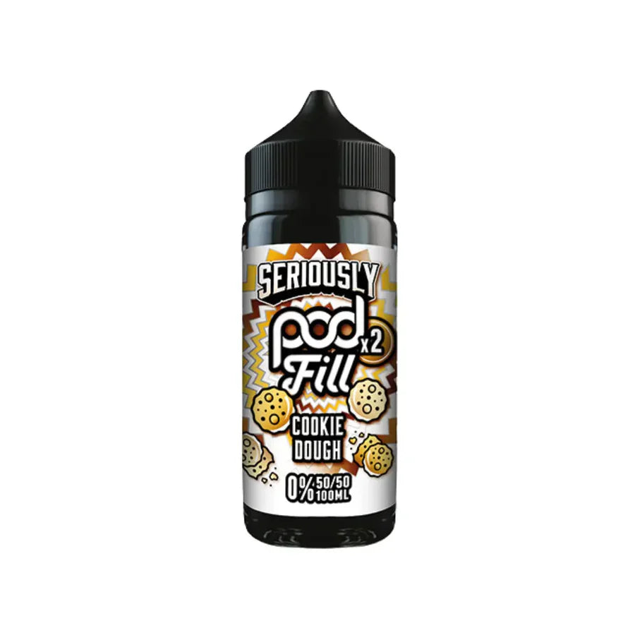 Doozy Vape Seriously Pod Fill X2 0mg 100ml Shortfill