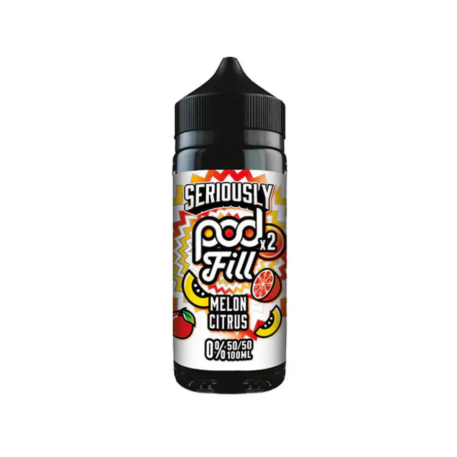 Doozy Vape Seriously Pod Fill X2 0mg 100ml Shortfill