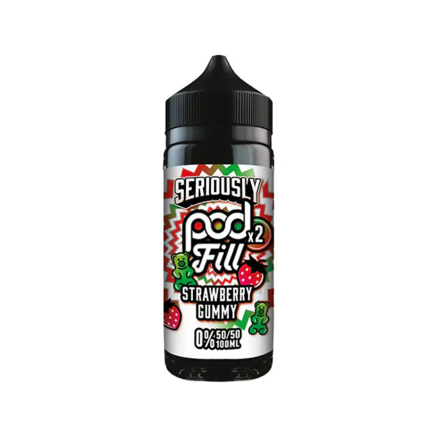 Doozy Vape Seriously Pod Fill X2 0mg 100ml Shortfill