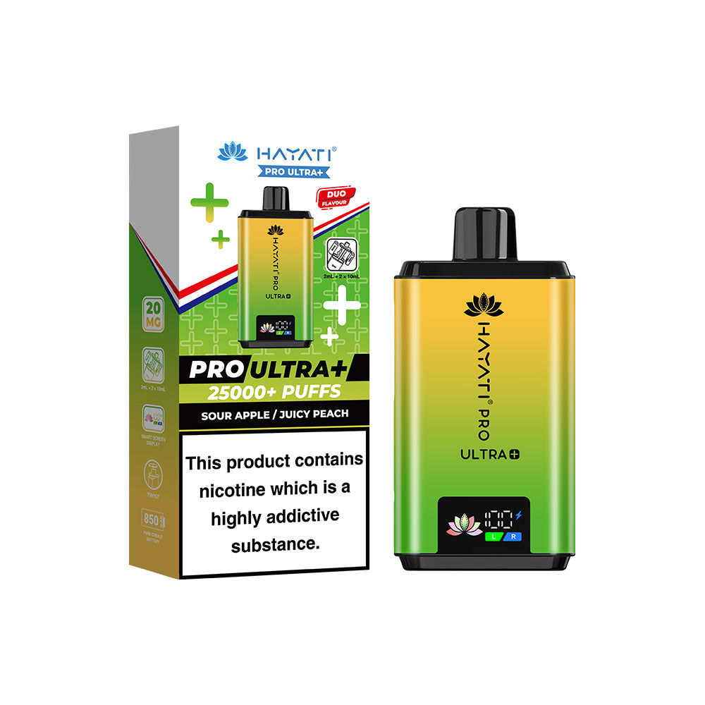 Hayati Pro Ultra Plus 25000 Prefilled Pod Kit | Dual Flavours