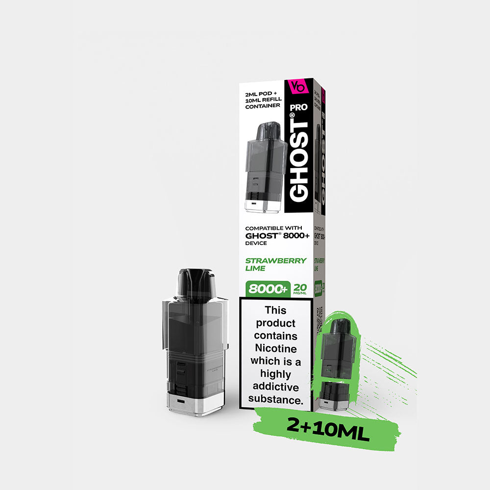 Vapes Bars Ghost Pro 8000 Plus Prefilled Pods
