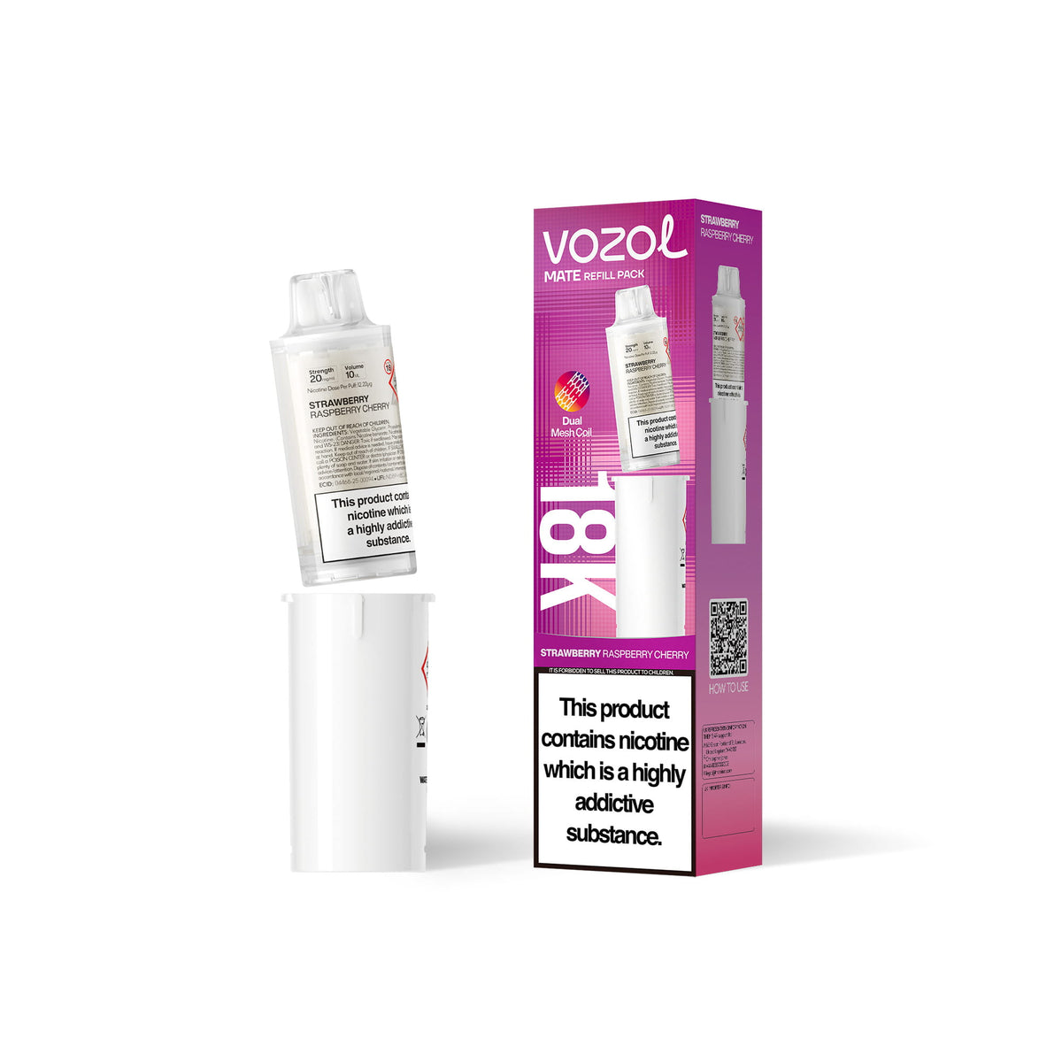 VOZOL MATE 18K Prefilled Pods