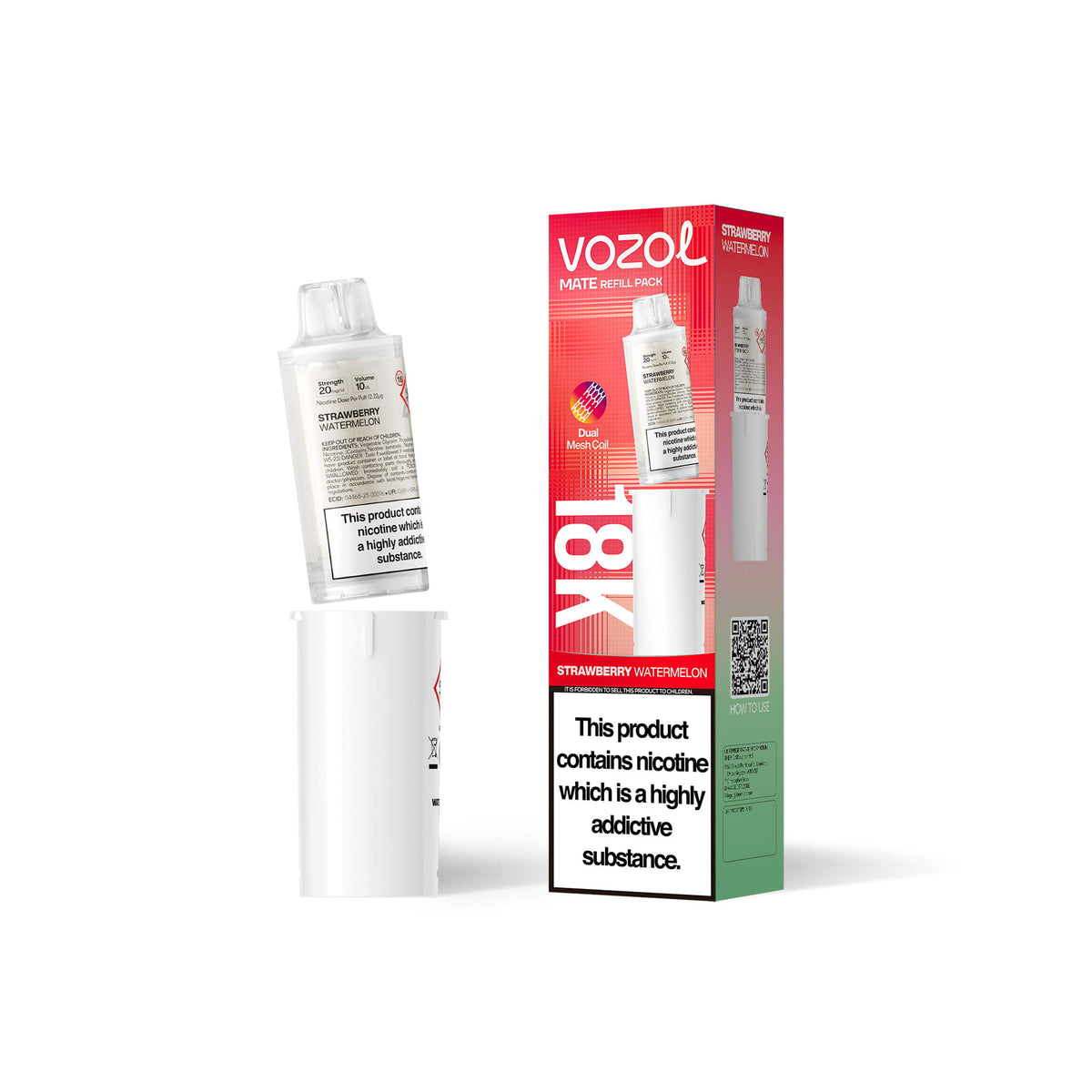 VOZOL MATE 18K Prefilled Pods