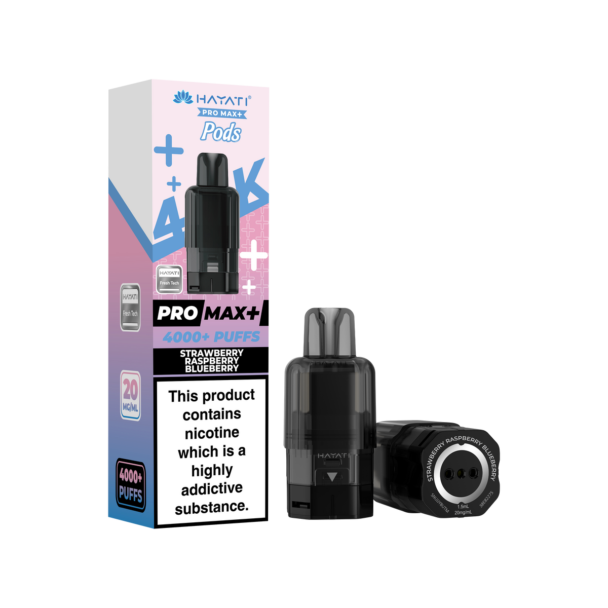 Hayati Pro Max+ 4K Prefilled Pods - 20mg