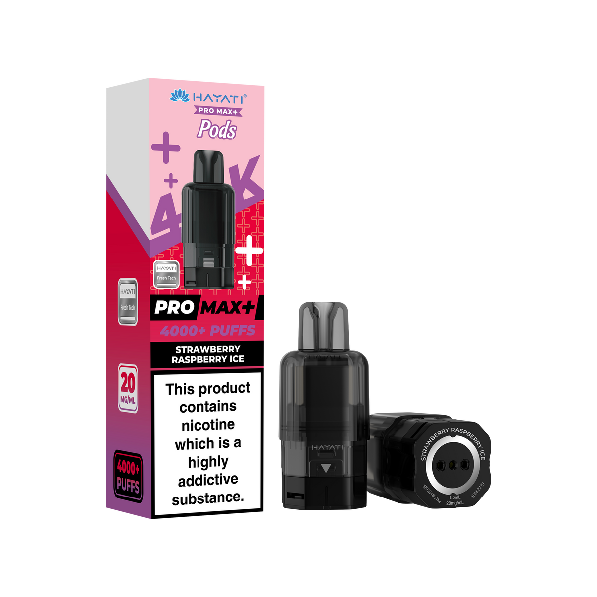 Hayati Pro Max+ 4K Prefilled Pods - 20mg
