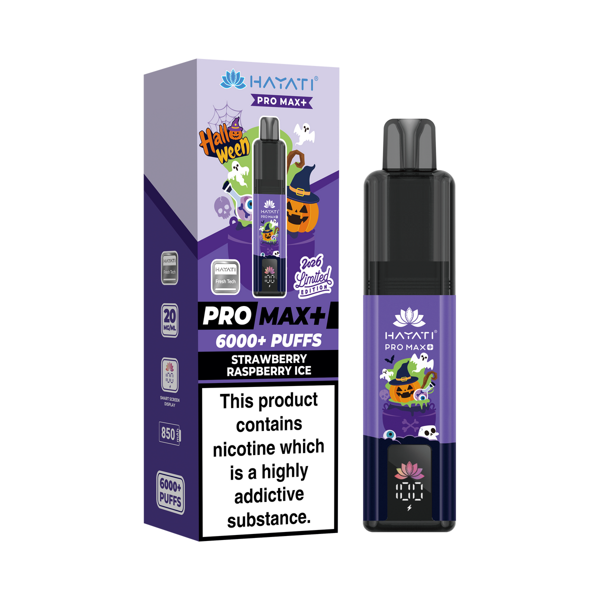 Hayati Pro Max+ 6000+ Vape Kit (20mg) - Halloween Edition