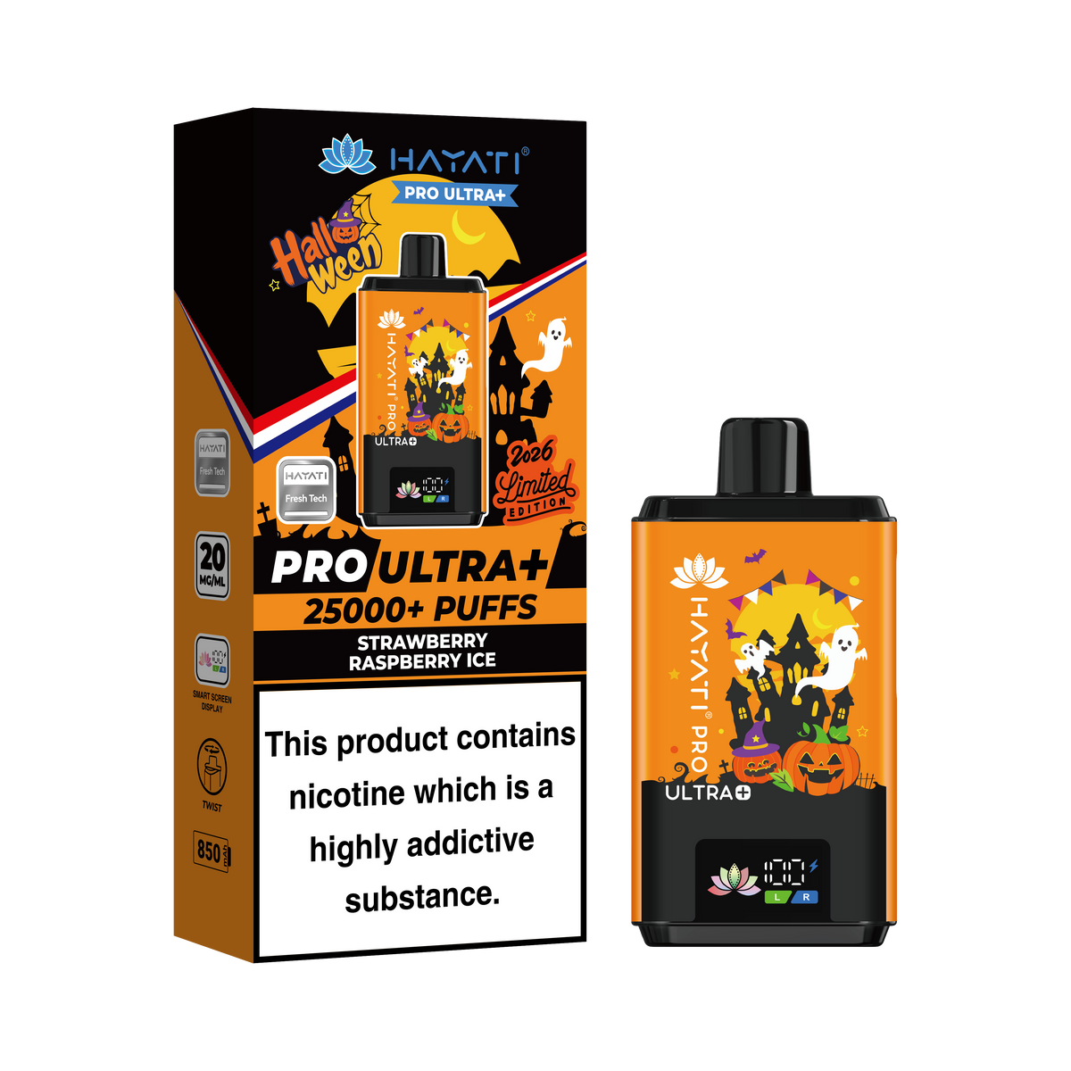 Hayati Pro Ultra 25K Vape Kit - Halloween Edition (20mg)