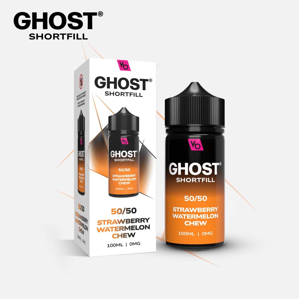 Vapes Bars Ghost Nic Salt 100ml Shortfill
