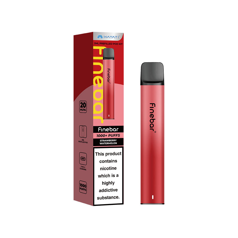 Hayati Finebar 1000 Plus Prefilled Pod Kit 20MG