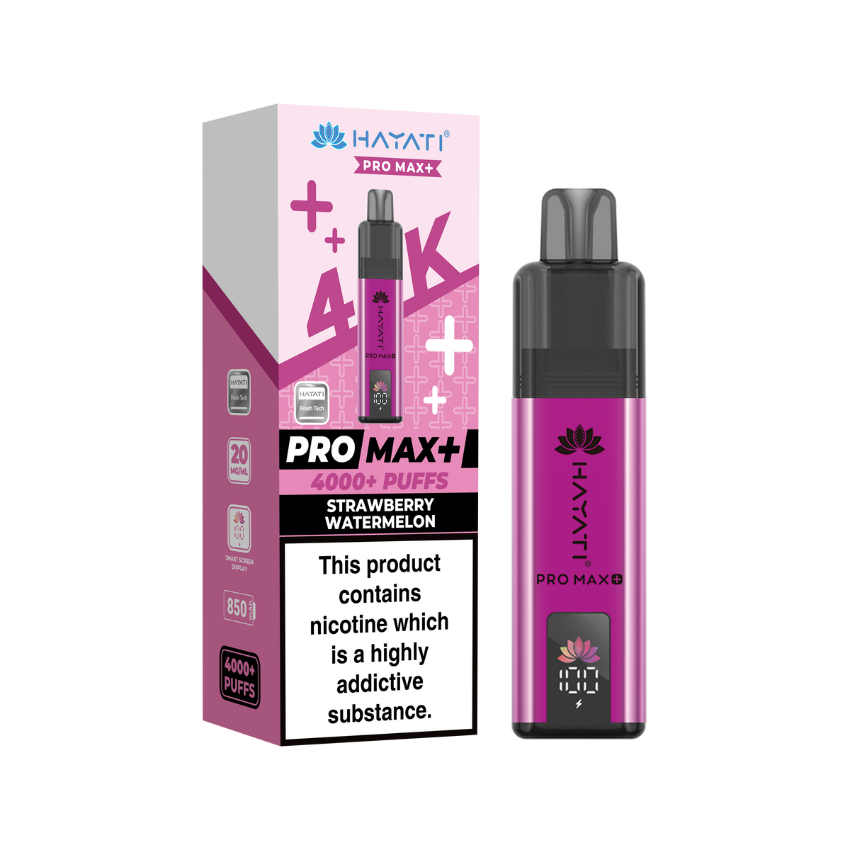 Hayati Pro Max+ 4K Prefilled Pod Kit - 20mg