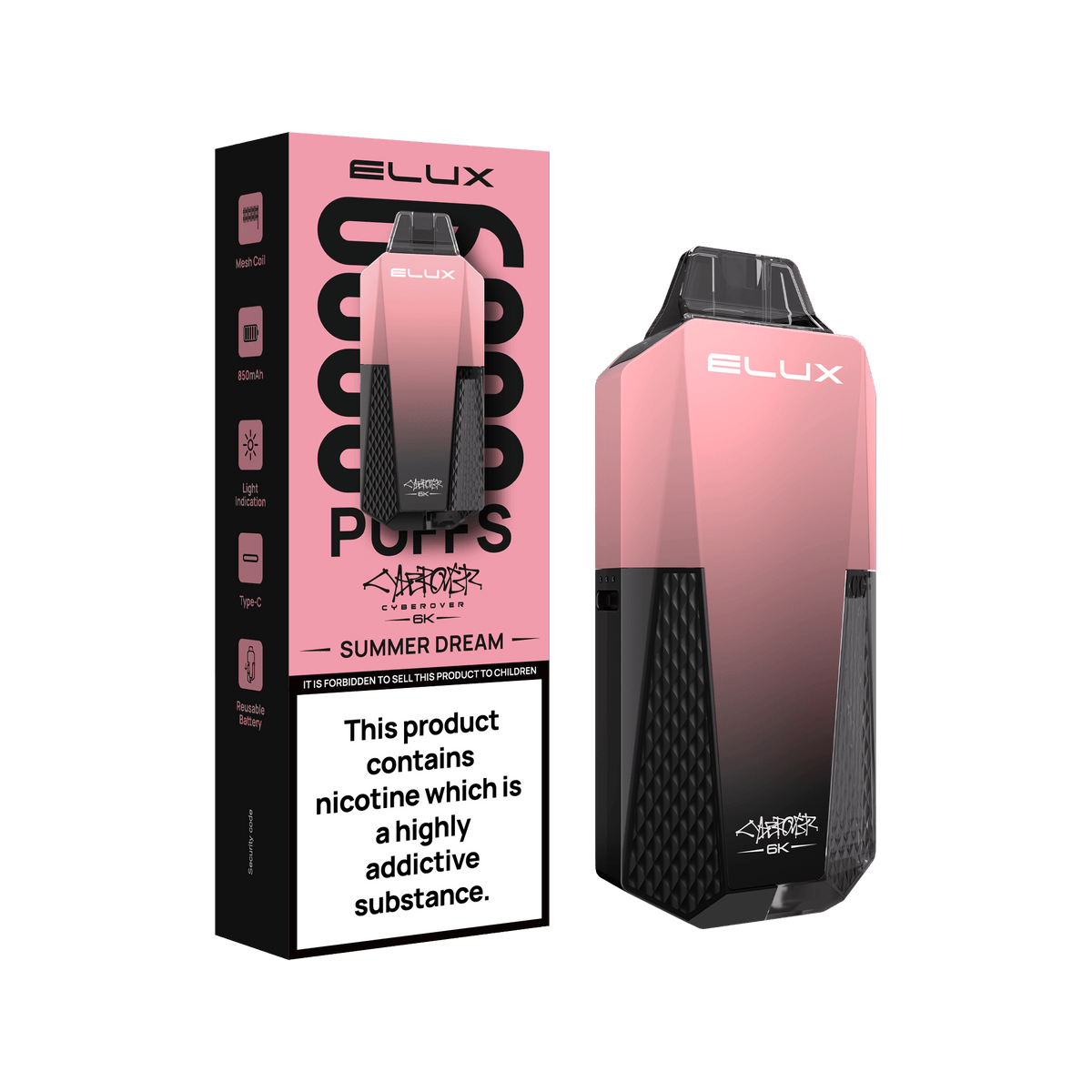 ELUX Cyberover 6K Prefilled Pod Kit
