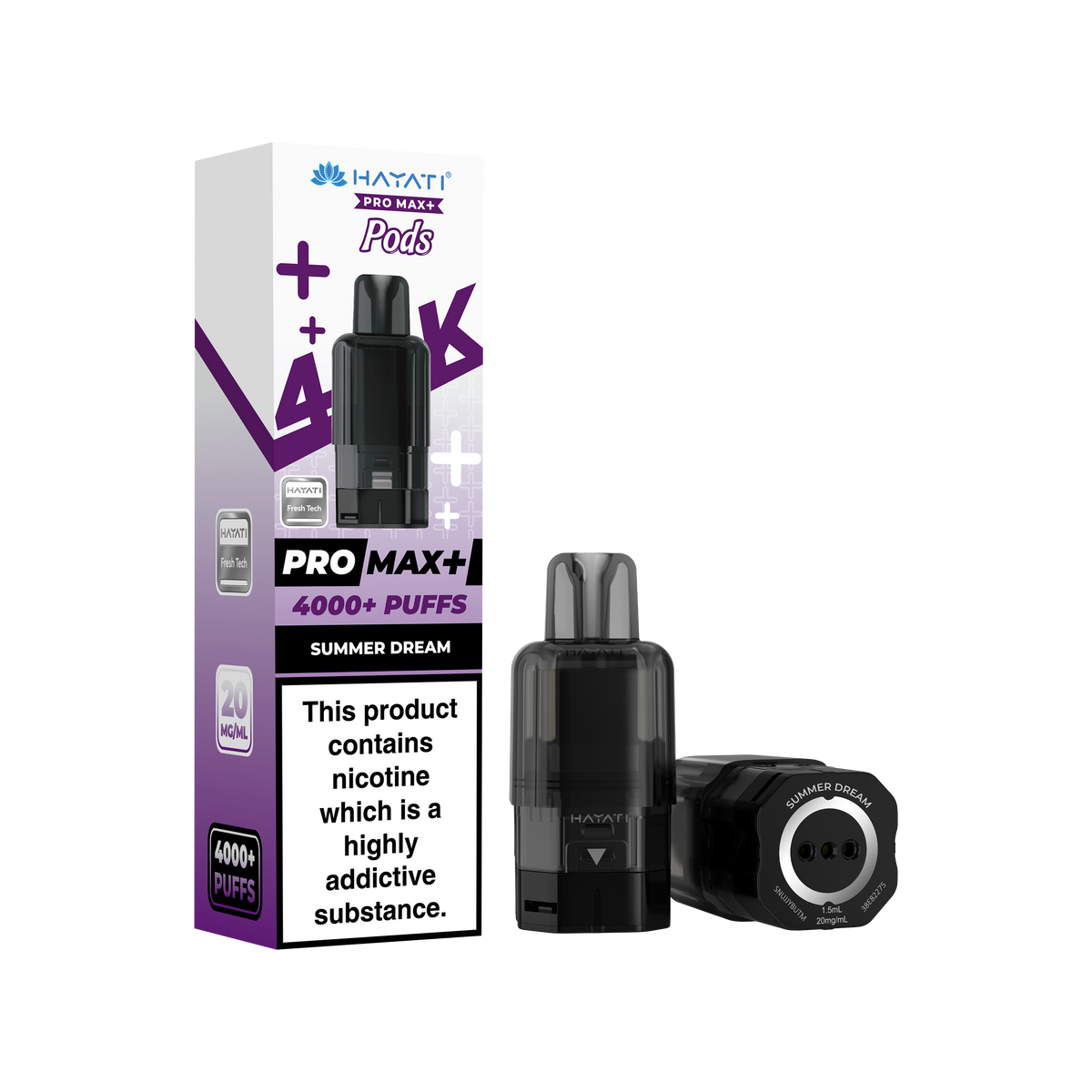 Hayati Pro Max+ 4K Prefilled Pods - 20mg