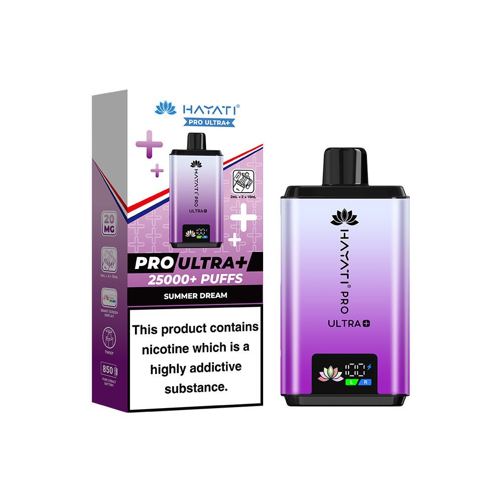 Hayati Pro Ultra Plus 25000 Prefilled Pod Kit | Dual Flavours